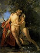 Francois Joseph Navez The Nymph Salmacis and Hermaphroditus Spain oil painting reproduction